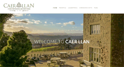 Desktop Screenshot of caerllan.co.uk